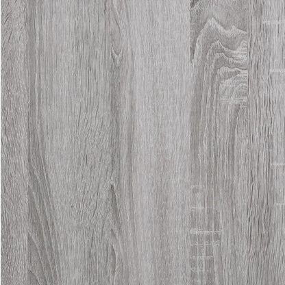 Nachtkastje 40X35X70 Cm Bewerkt Hout Grijs Sonoma Eikenkleurig