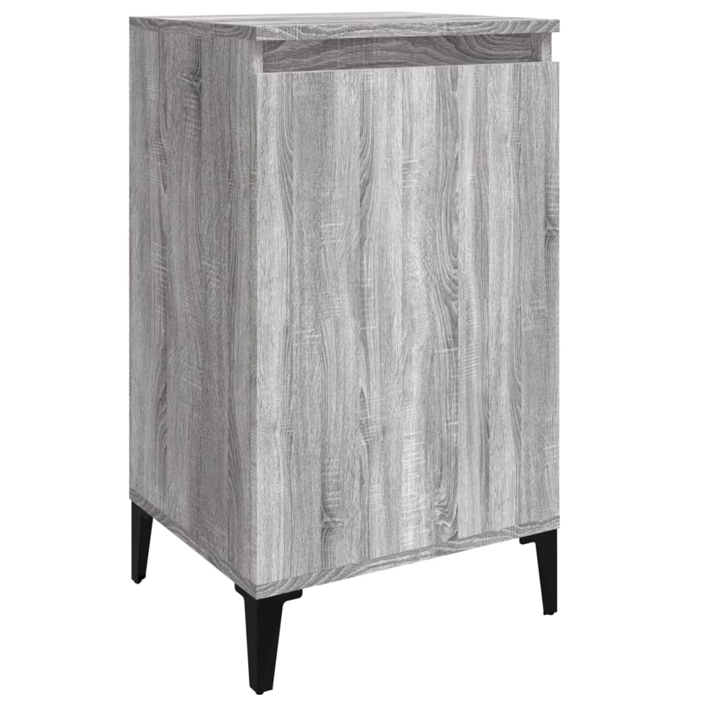 Nachtkastjes 2 St 40X35X70 Cm Bewerkt Hout Grijs Sonoma Eiken