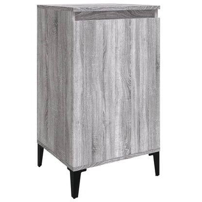 Nachtkastjes 2 St 40X35X70 Cm Bewerkt Hout Grijs Sonoma Eiken