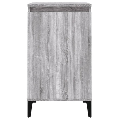 Nachtkastjes 2 St 40X35X70 Cm Bewerkt Hout Grijs Sonoma Eiken