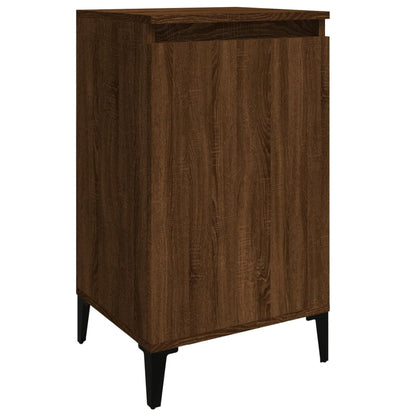 Nachtkastjes 2 St 40X35X70 Cm Bewerkt Hout Bruin Eikenkleur