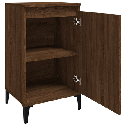 Nachtkastjes 2 St 40X35X70 Cm Bewerkt Hout Bruin Eikenkleur
