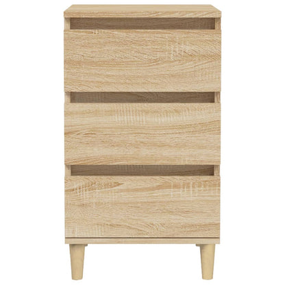 Nachtkastje 40X35X70 Cm Bewerkt Hout Sonoma Eikenkleurig