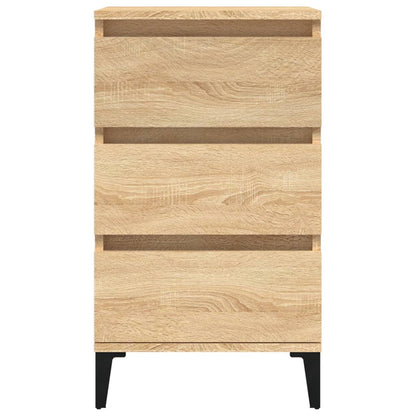 Nachtkastje 40X35X70 Cm Bewerkt Hout Sonoma Eikenkleurig