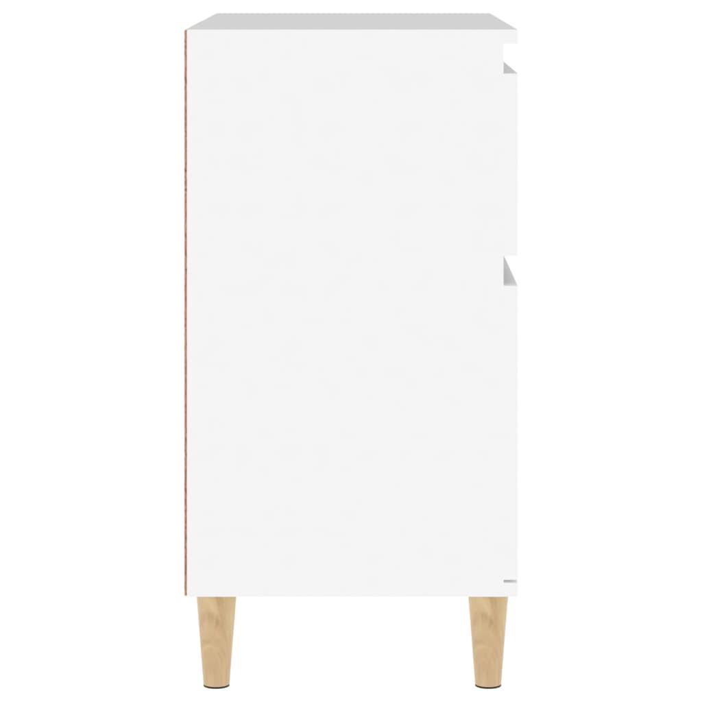 Dressoir 60X35X70 Cm Bewerkt Hout Wit