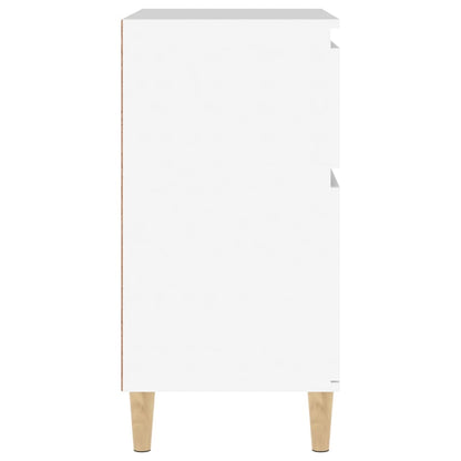 Dressoir 60X35X70 Cm Bewerkt Hout Wit