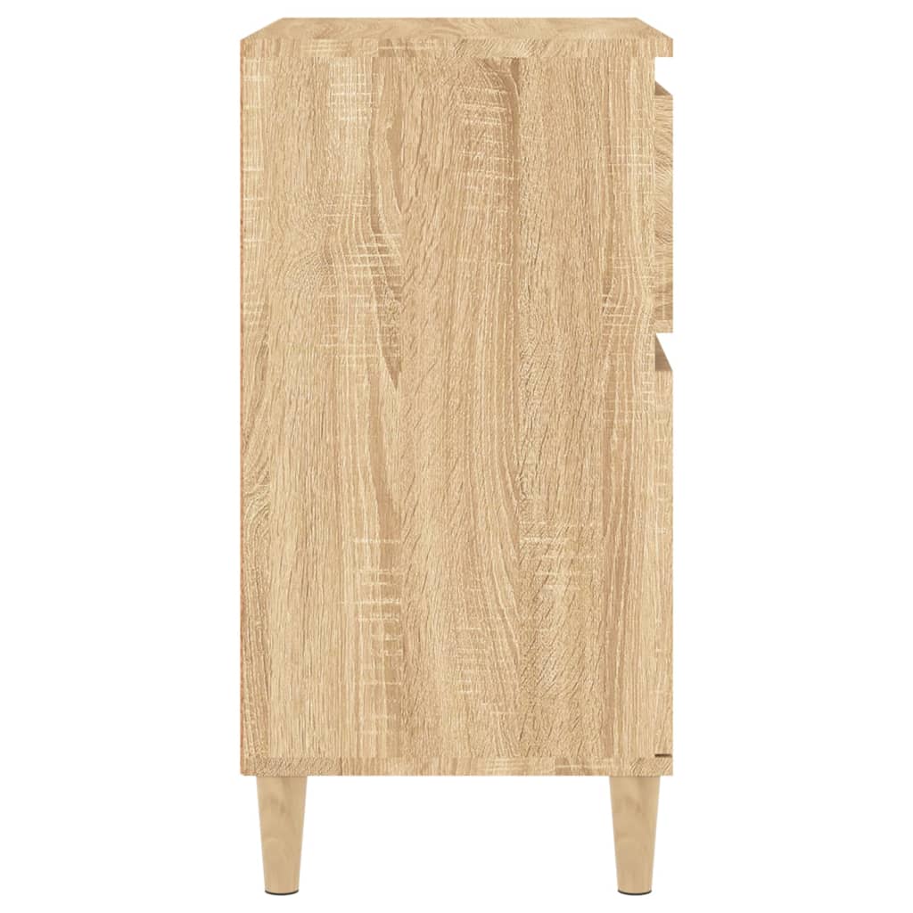 Dressoir 60X35X70 Cm Bewerkt Hout Sonoma Eikenkleurig