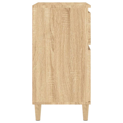 Dressoir 60X35X70 Cm Bewerkt Hout Sonoma Eikenkleurig