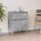 Sideboard 60x35x70 cm engineered wood concrete grey