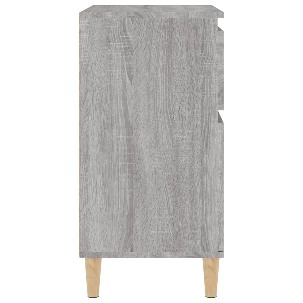 Dressoir 60X30X75 Cm Bewerkt Hout Grijs Sonoma Eikenkleurig