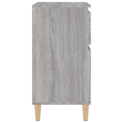 Dressoir 60X30X75 Cm Bewerkt Hout Grijs Sonoma Eikenkleurig