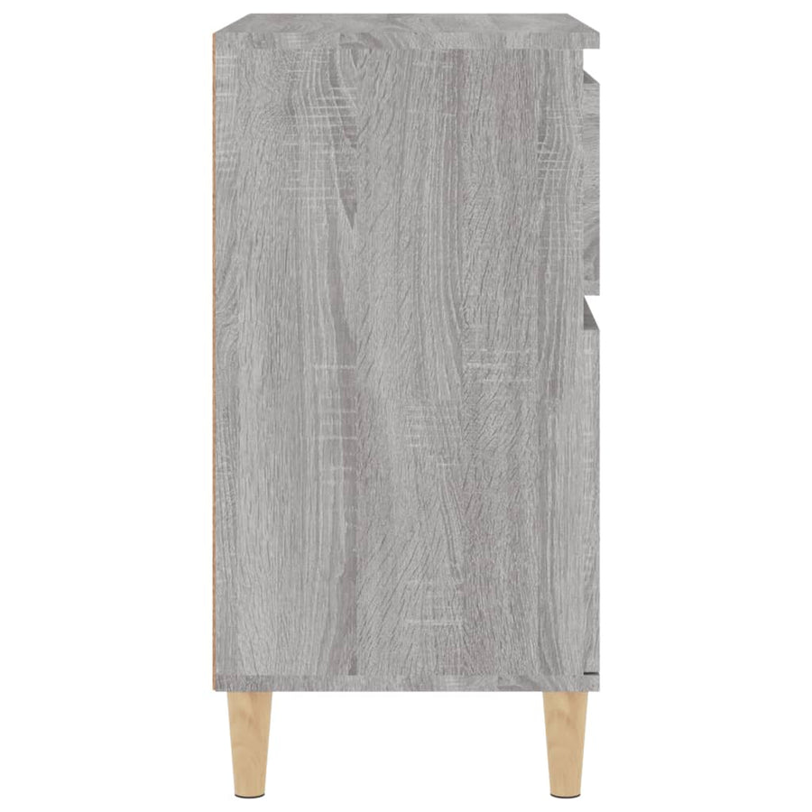 Dressoir 60X30X75 Cm Bewerkt Hout Grijs Sonoma Eikenkleurig