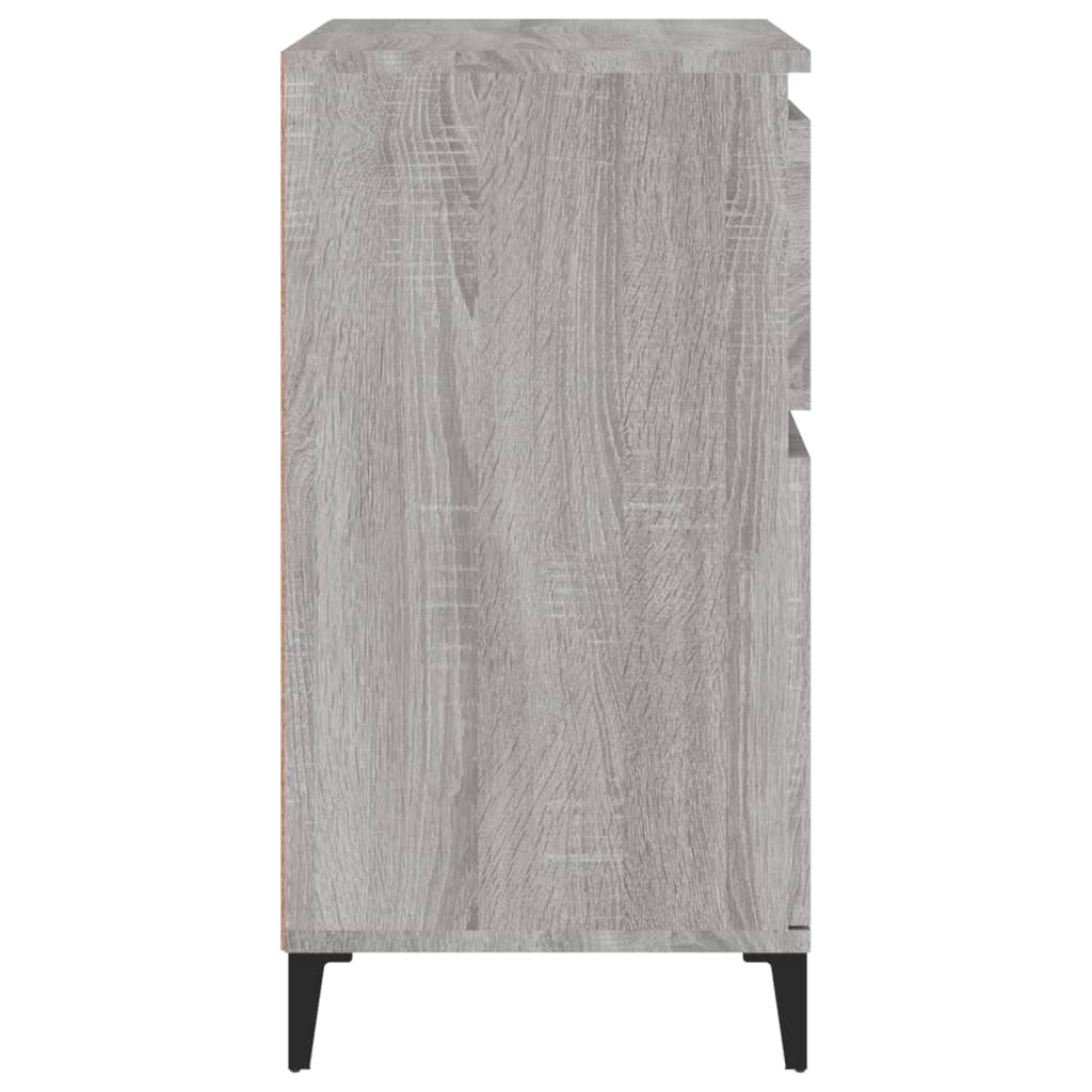 Dressoir 60X30X75 Cm Bewerkt Hout Grijs Sonoma Eikenkleurig