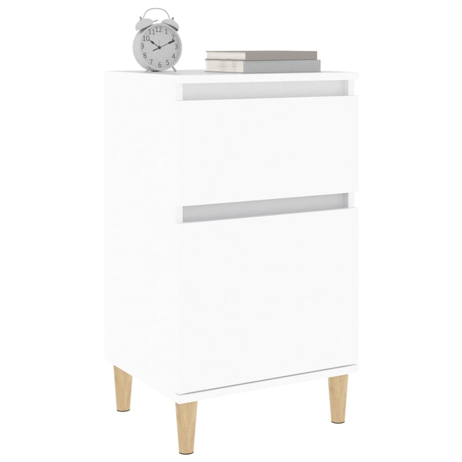 Nachtkastjes 2 St 40X35X70 Cm Wit