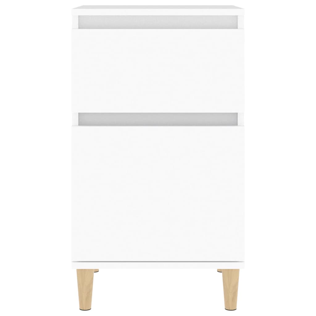 Nachtkastjes 2 St 40X35X70 Cm Wit
