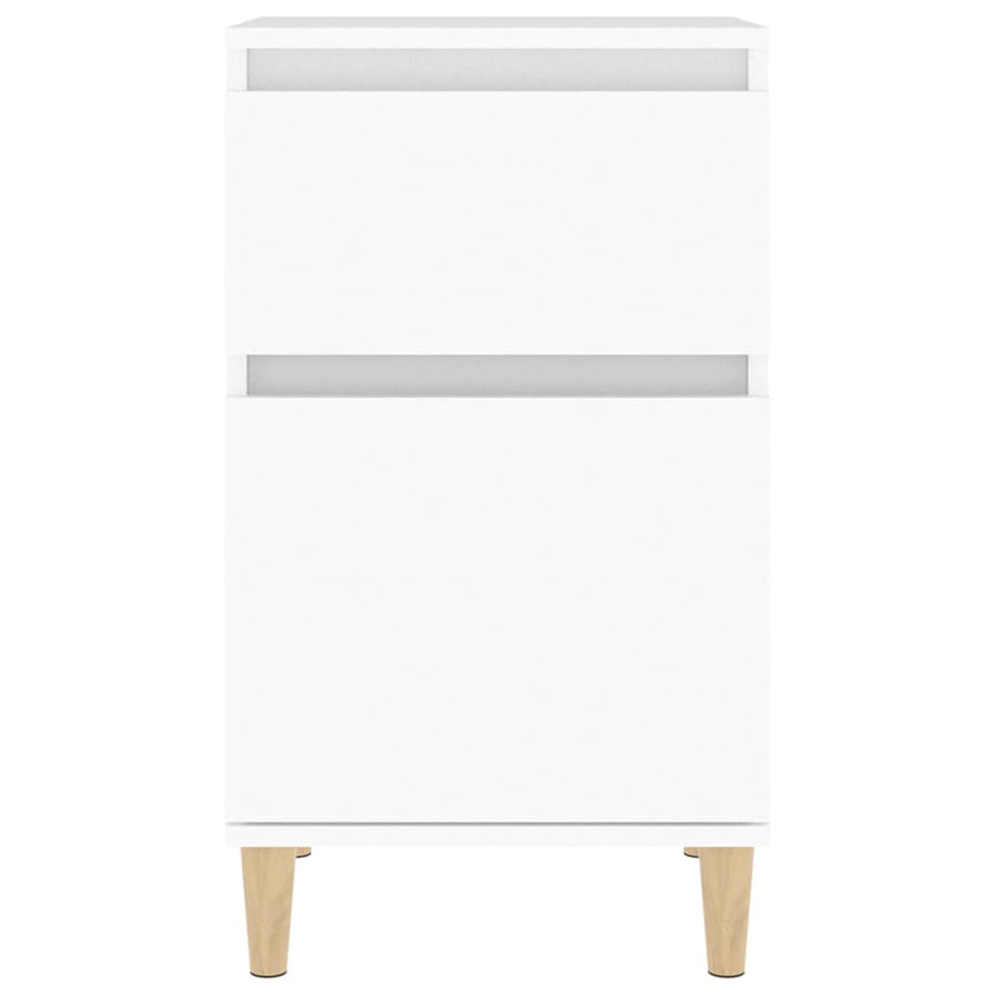 Nachtkastjes 2 St 40X35X70 Cm Wit