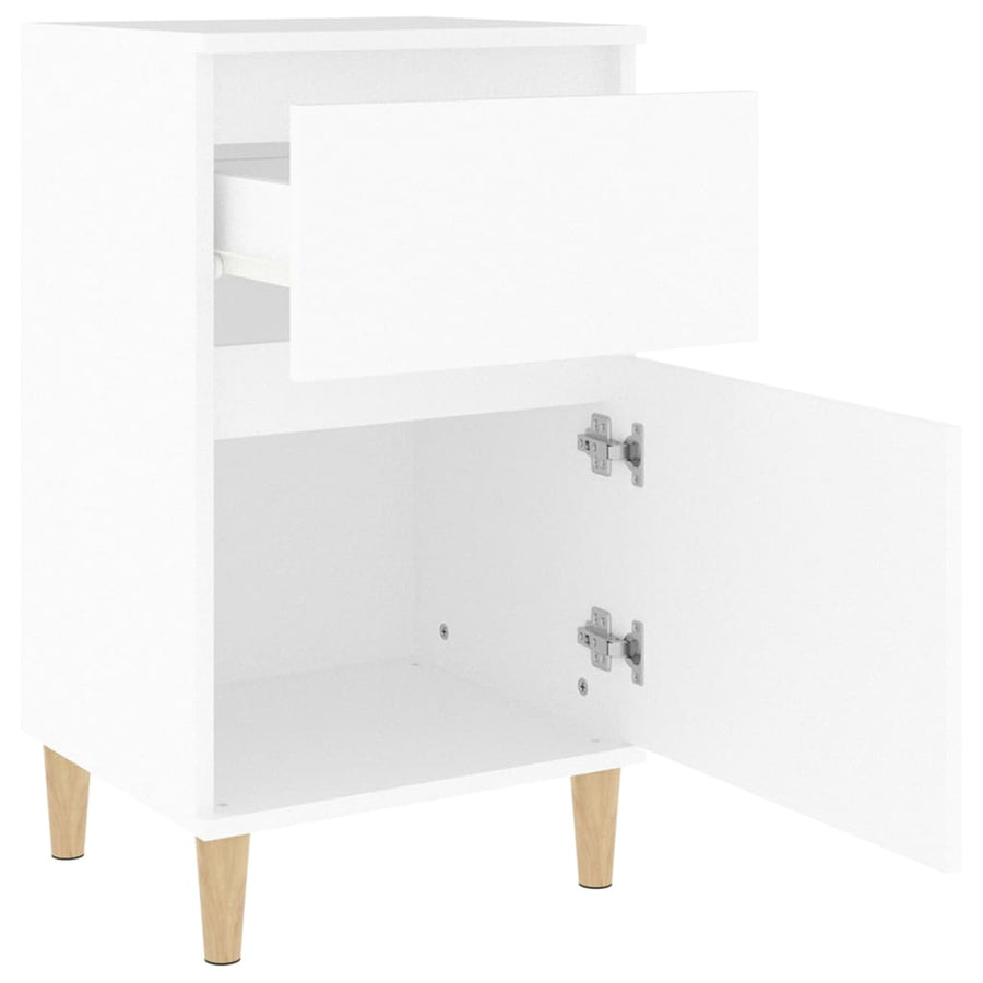 Nachtkastjes 2 St 40X35X70 Cm Wit