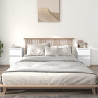 Nachtkastjes 2 st 40x35x70 cm wit bewerkt hout