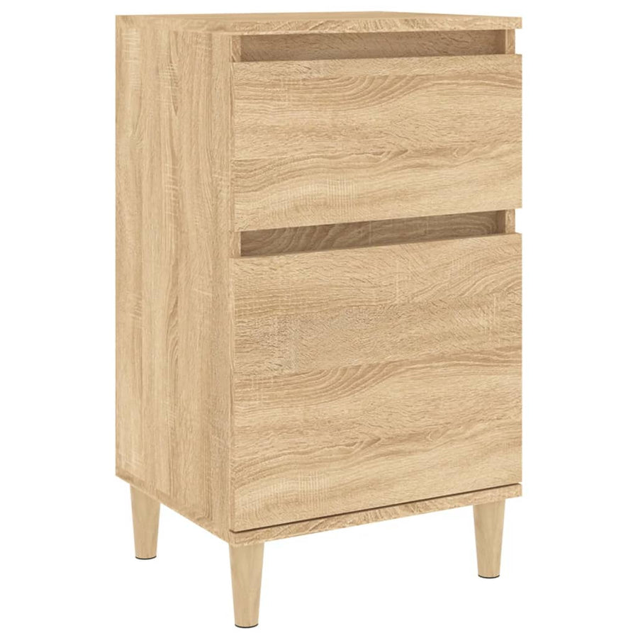Nachtkastje 40X35X70 Cm Kleurig 1 Sonoma eiken