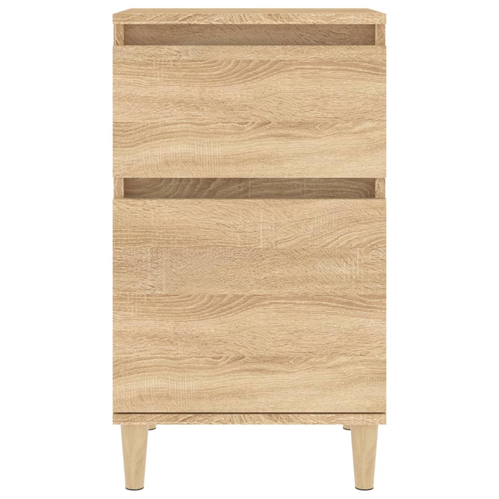 Nachtkastje 40X35X70 Cm Kleurig 1 Sonoma eiken