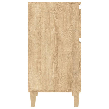 Nachtkastjes 2 St 40X35X70 Cm Bewerkt Hout Sonoma Eikenkleurig
