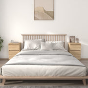 Nightstands 2 pcs 40x35x70 cm engineered wood sonoma oak