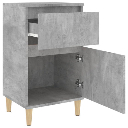 Nachtkastjes 2 St 40X35X70 Cm Betongrijs