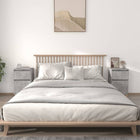 Bedside tables 2 pcs 40x35x70 cm concrete gray