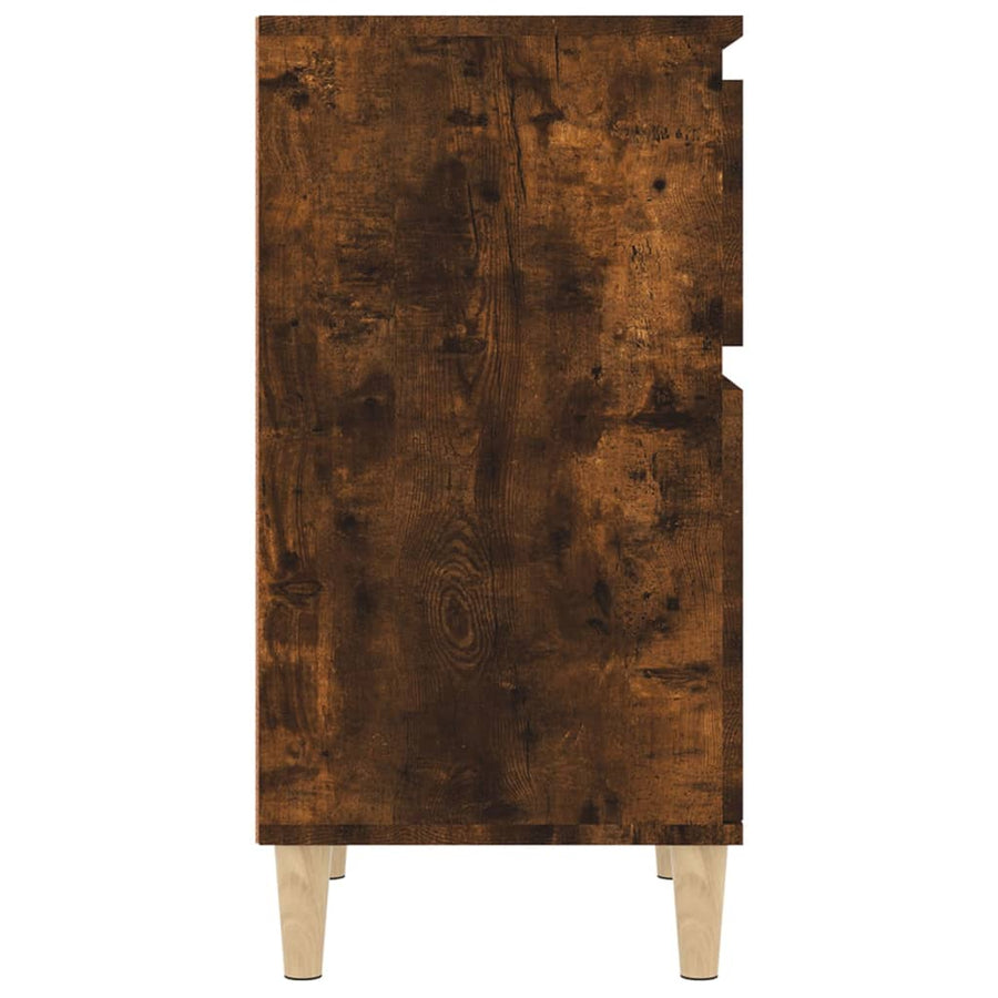 Nachtkastjes 2 St 40X35X70 Cm Gerookt Eikenkleurig