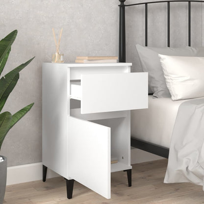 Nachtkastjes 2 St 40X35X70 Cm Wit