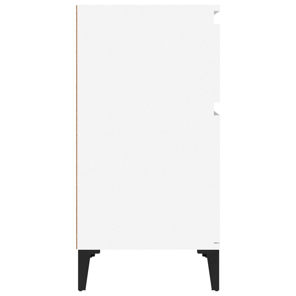 Nachtkastjes 2 St 40X35X70 Cm Wit