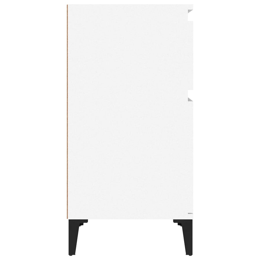 Nachtkastjes 2 St 40X35X70 Cm Wit