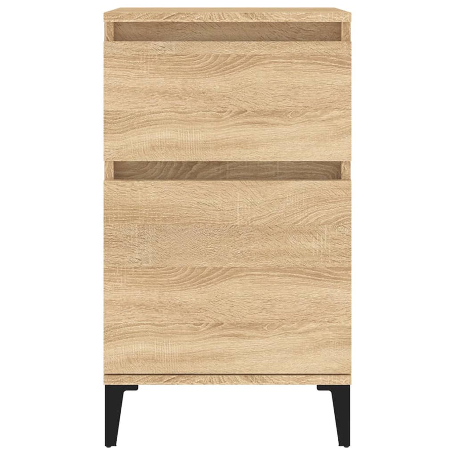 Nachtkastje 40X35X70 Cm Kleurig 1 Sonoma eiken