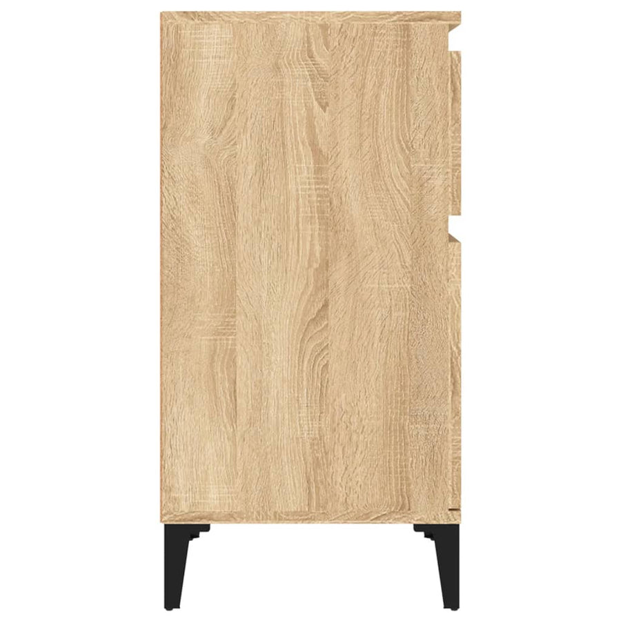 Nachtkastje 40X35X70 Cm Kleurig 1 Sonoma eiken