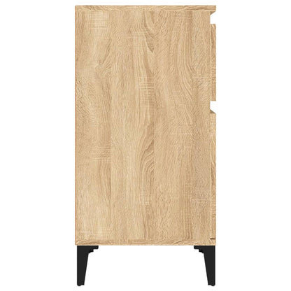 Nachtkastjes 2 St 40X35X70 Cm Bewerkt Hout Sonoma Eikenkleurig