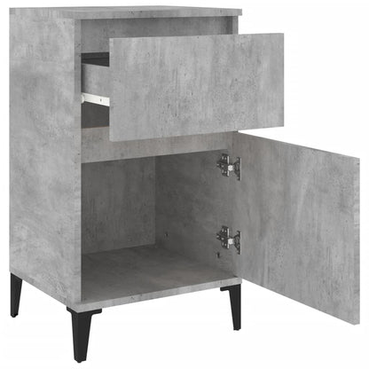 Nachtkastjes 2 St 40X35X70 Cm Betongrijs