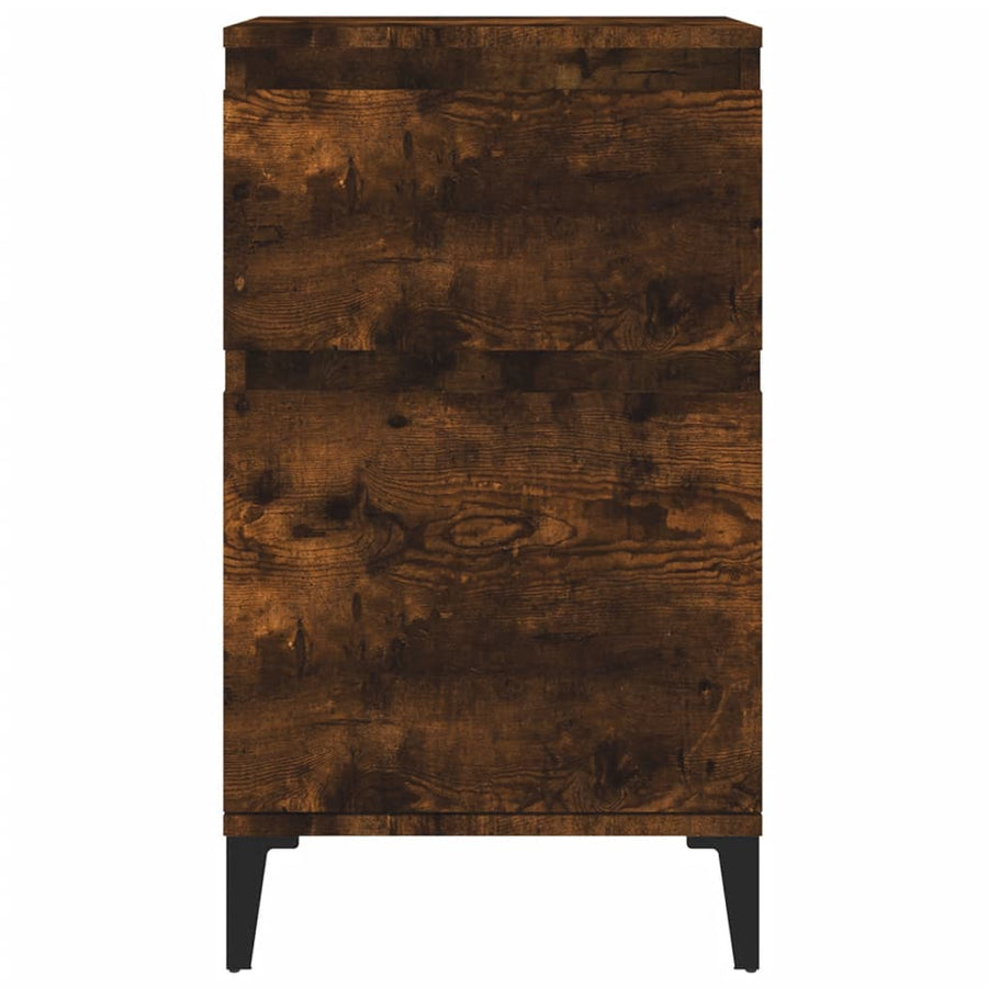 Nachtkastjes 2 St 40X35X70 Cm Gerookt Eikenkleurig