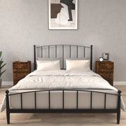 Nightstands 2 pcs 40x35x70 cm smoked oak-colored