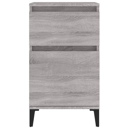 Nachtkastjes 2 St 40X35X70 Cm Bewerkt Hout Grijs Sonoma Eiken