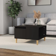 Salontafel 55x55x36,5 cm bewerkt hout zwart