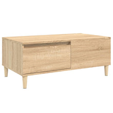 Salontafel 90X50X36,5 Cm Bewerkt Hout Kleurig Sonoma eiken