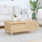 Coffee table 90x50x36.5 cm engineered wood Sonoma oak-coloured