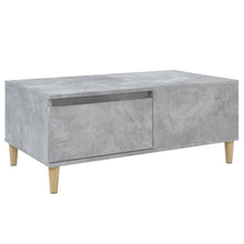 Salontafel 90X50X36,5 Cm Bewerkt Hout Betongrijs