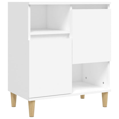 Dressoir 60X35X70 Cm Bewerkt Hout Wit