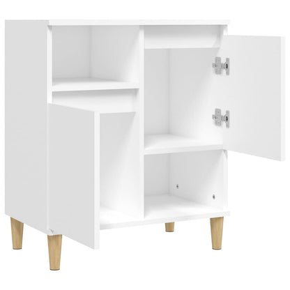 Dressoir 60X35X70 Cm Bewerkt Hout Wit