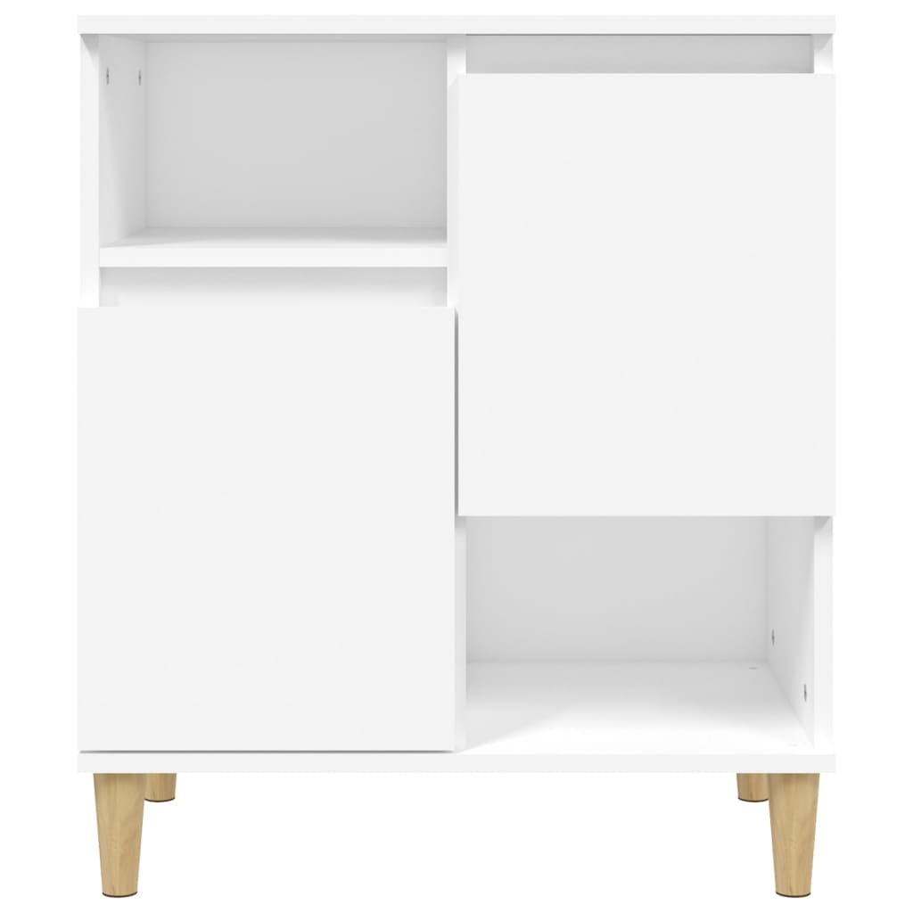 Dressoir 60X35X70 Cm Bewerkt Hout Wit