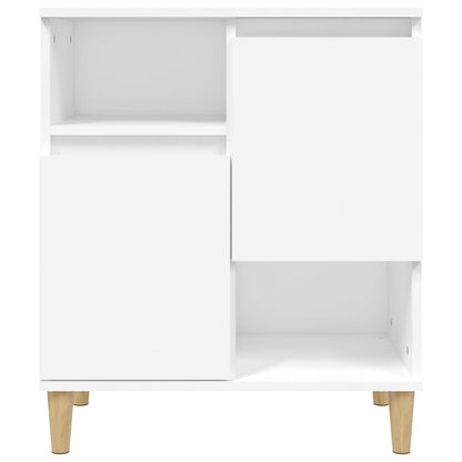 Dressoir 60X35X70 Cm Bewerkt Hout Wit