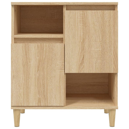 Dressoir 60X35X70 Cm Bewerkt Hout Kleurig Sonoma eiken