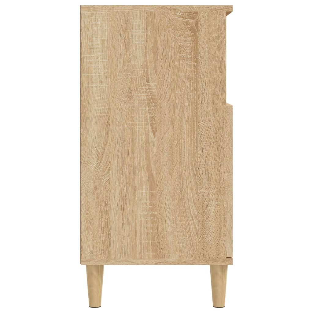 Dressoir 60X35X70 Cm Bewerkt Hout Kleurig Sonoma eiken