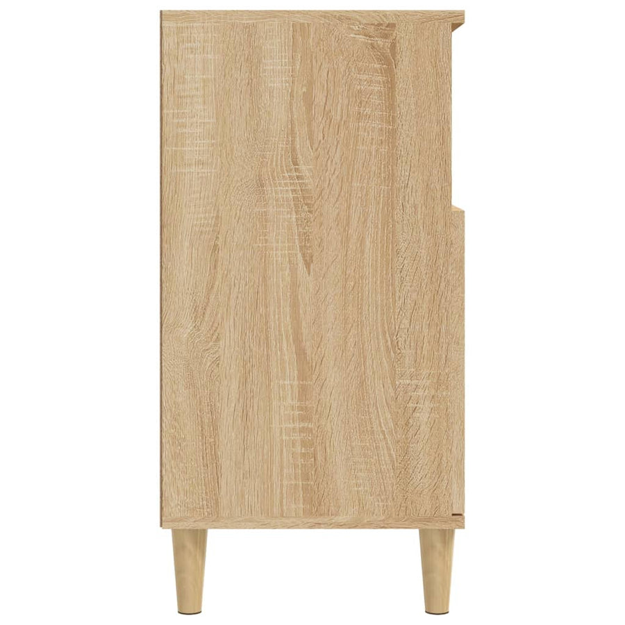 Dressoir 60X35X70 Cm Bewerkt Hout Kleurig Sonoma eiken